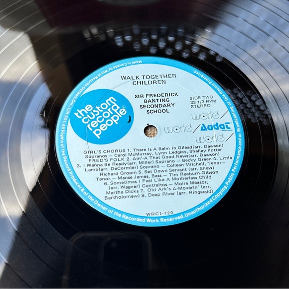 Vintage Vinyl LP - Walk together Children- Choir - Picture 3 of 8